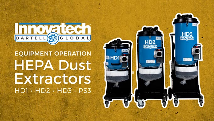 HEPA Dust Extractors - Equipment Operation